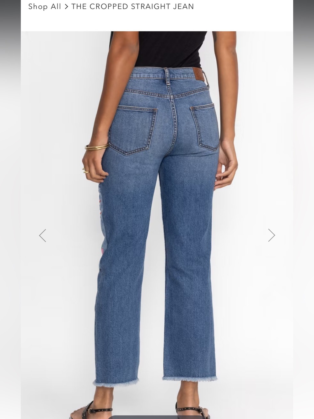 Johnny Was SANDRA STRAIGHT
CROPPED JEAN
HIGH RISE size 26 excellent condition - Picture 14 of 15